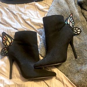 Butterfly Heel Booties
